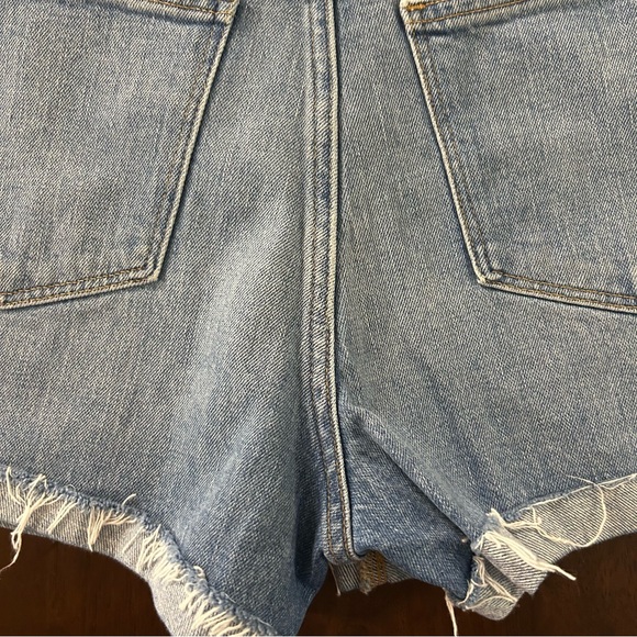 Madewell Curvy High-Rise Denim Shorts Size 28 Medium Wash - Picture 8 of 16